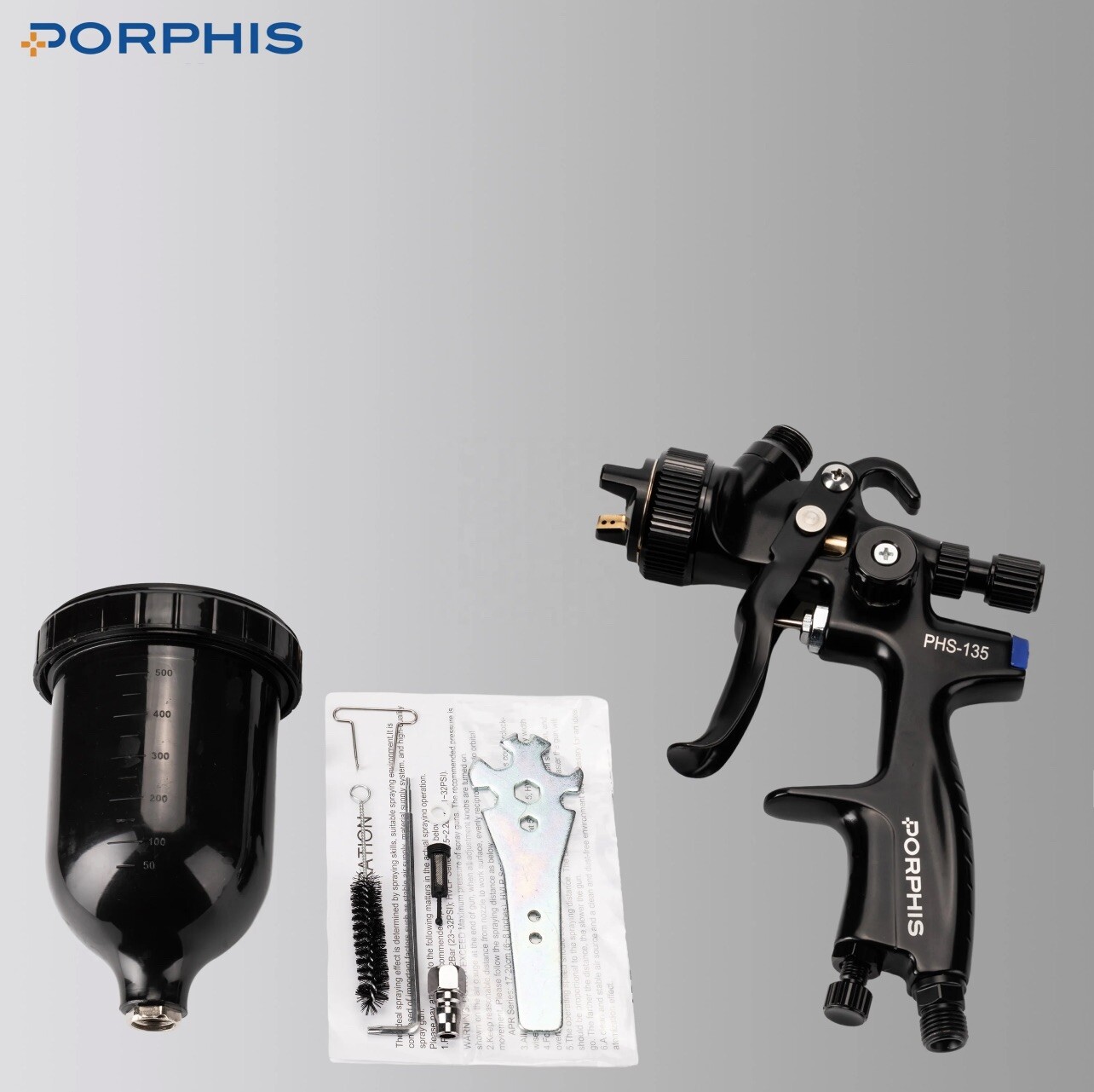 1.3 HVLP Professional Paint Gun/ PHS-135 SPRAY PAINT GUN