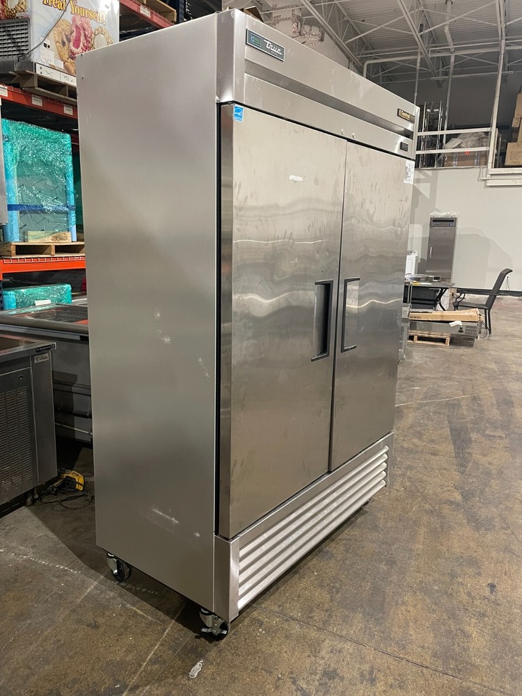 True T-49F-HC 54" Two Section Reach In Freezer, (2) Solid Doors, 115v