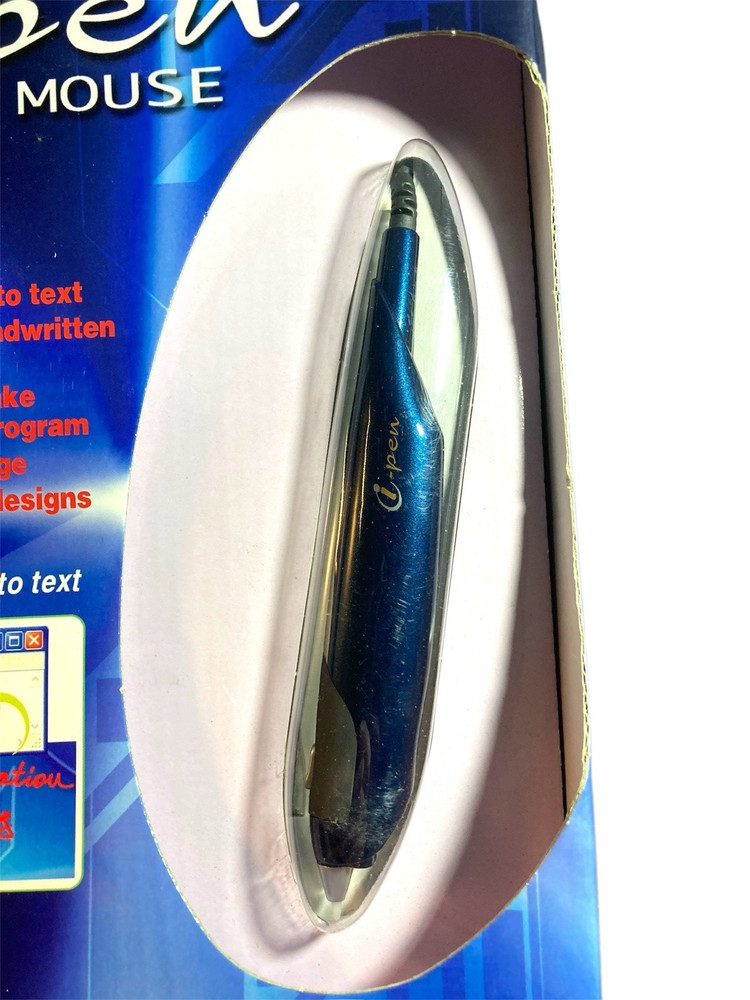 Vintage Tech - i-Finger System i-Pen Optical Mouse With Software USB Model New