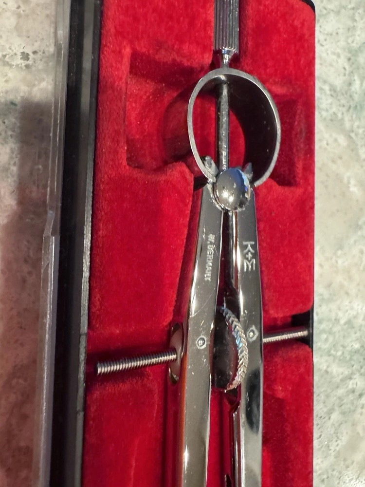 Vtg Keuffel Esser K&E Drafting Compass Tool Made in Germany