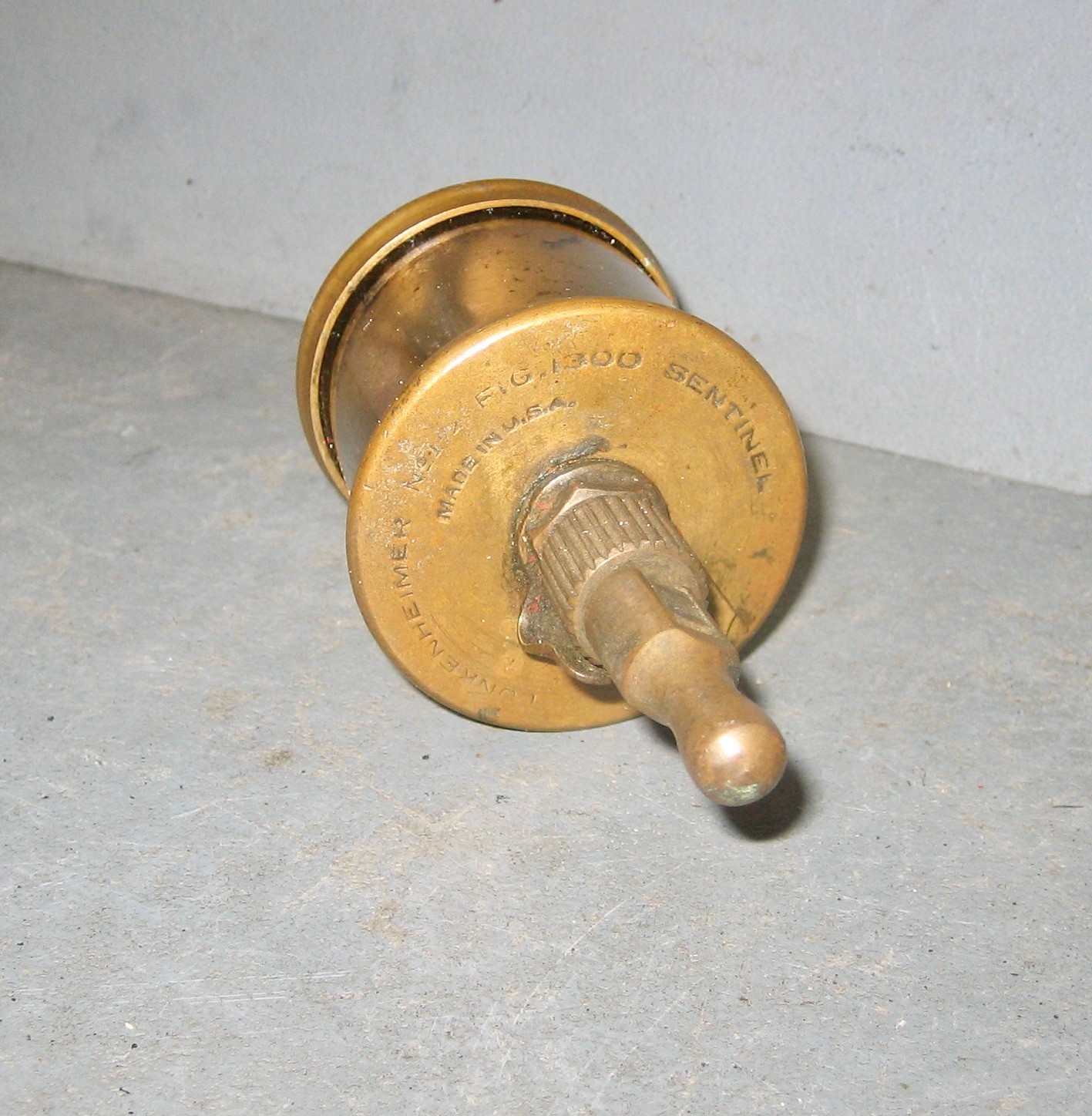 Lunkenheimer Brass Drip Oiler No. 1-1/2, Figure 1300 Sentinel, Hit & Miss Engine
