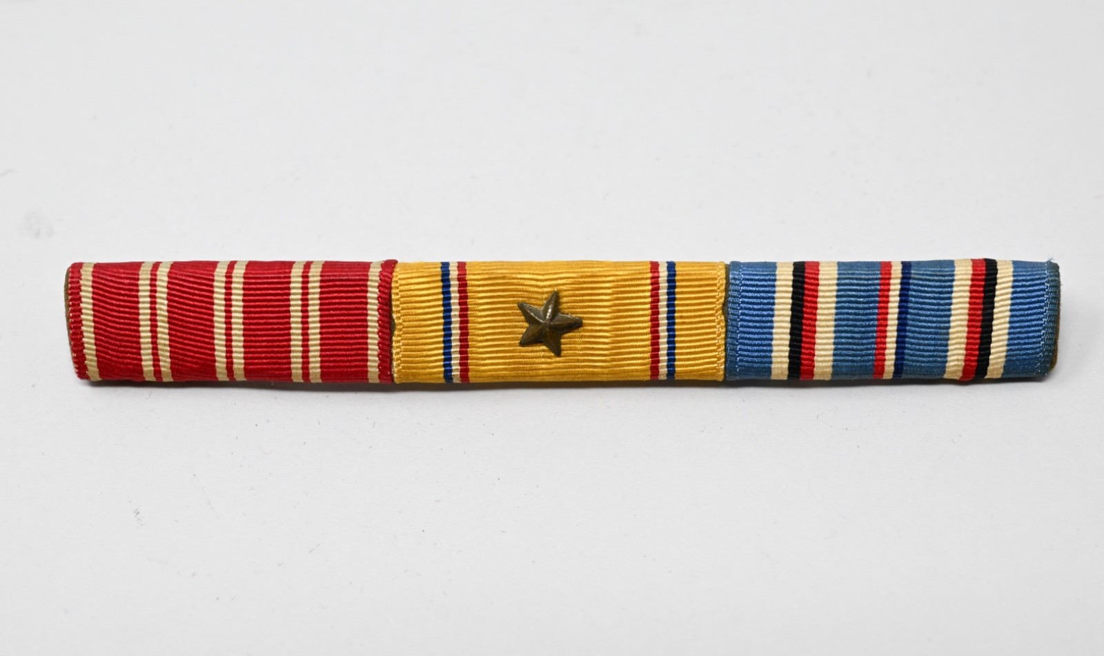 WWII US Marine Corps Ribbon Bar Sewn Original Second Nicaraguan Campaign Medal