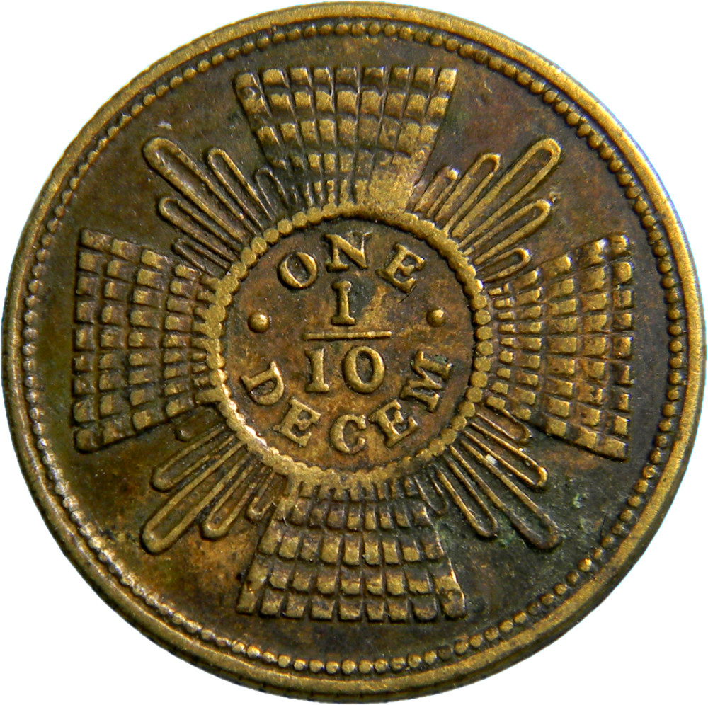 Princess Charlotte 1 One Decem Token (03706)