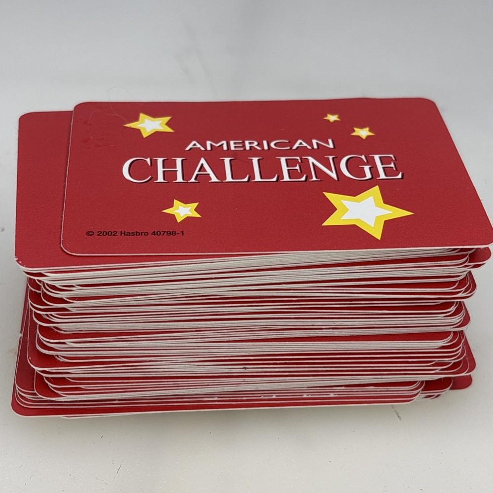 Monopoly American Special Edition 90 Challenge Cards Set Replacement