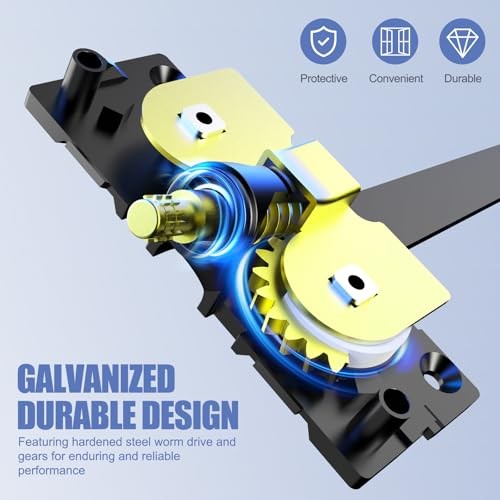 Split Arm Operator (Right Hand) with Handle Easy Replacement Black Right Hand