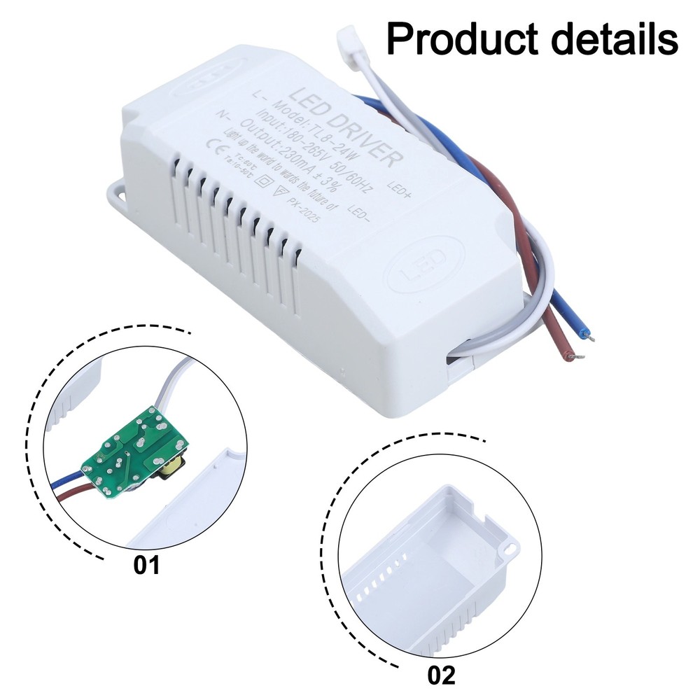 Ceiling Light LED Driver Electronic Transformer DC90-140V240mA Terminal