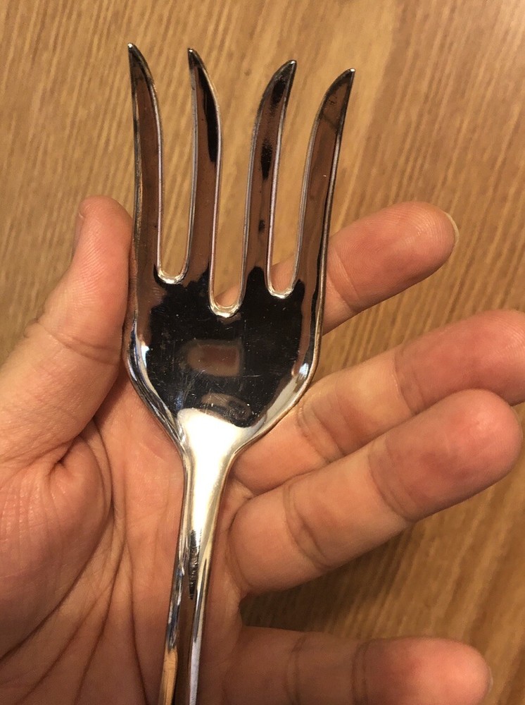 International Silver Co. 10" Nutcracker Serving Fork Christmas Holiday Utensils