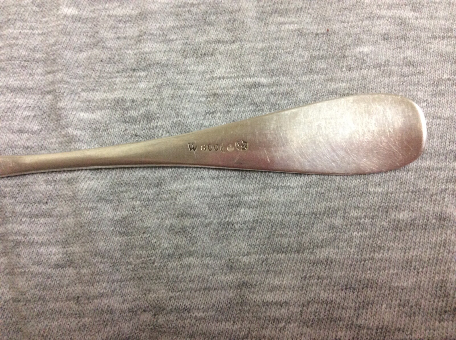 Antique German Walter Hermann 800 Silver Teaspoon 5 1/2”