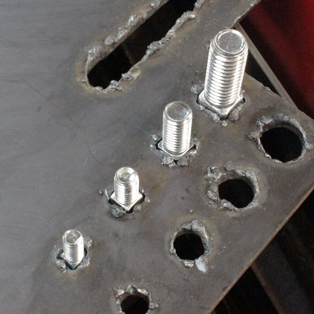 Plasma Stencil - Square Carriage Bolt Hole - Plasma Cutter Guide