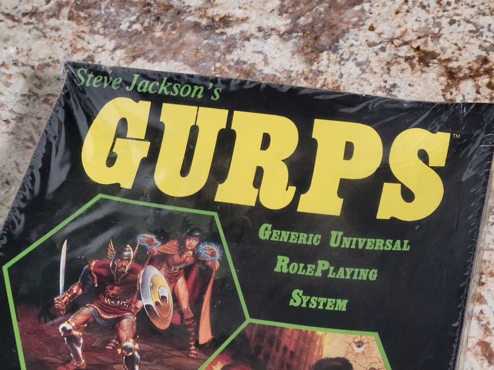 Steve Jackson Games GURPS Basic Set Early Edition 1986 RPG #6000 Sealed