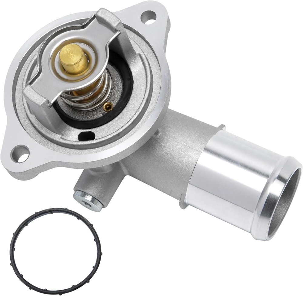 Aluminum Thermostat Housing Assembly Replacement by AA Ignition - Compatible wit
