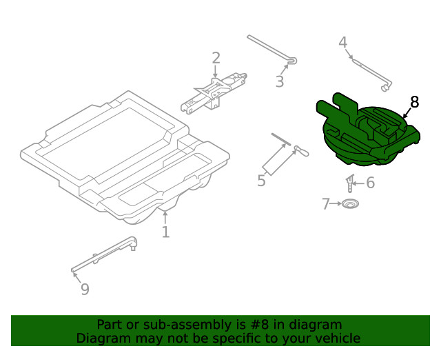Genuine Subaru Spacer 97035AN00A