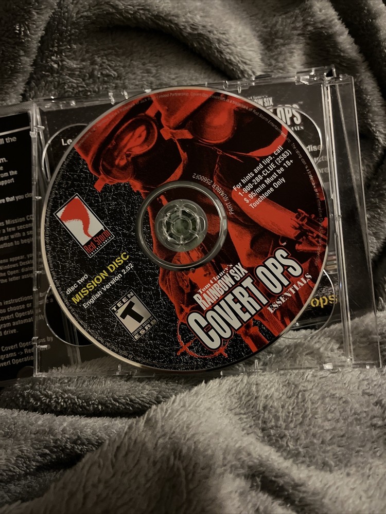 Tom Clancy's Rainbow Six: Covert Ops Essentials (2000) PC GAME. SEE DESCRIPTION