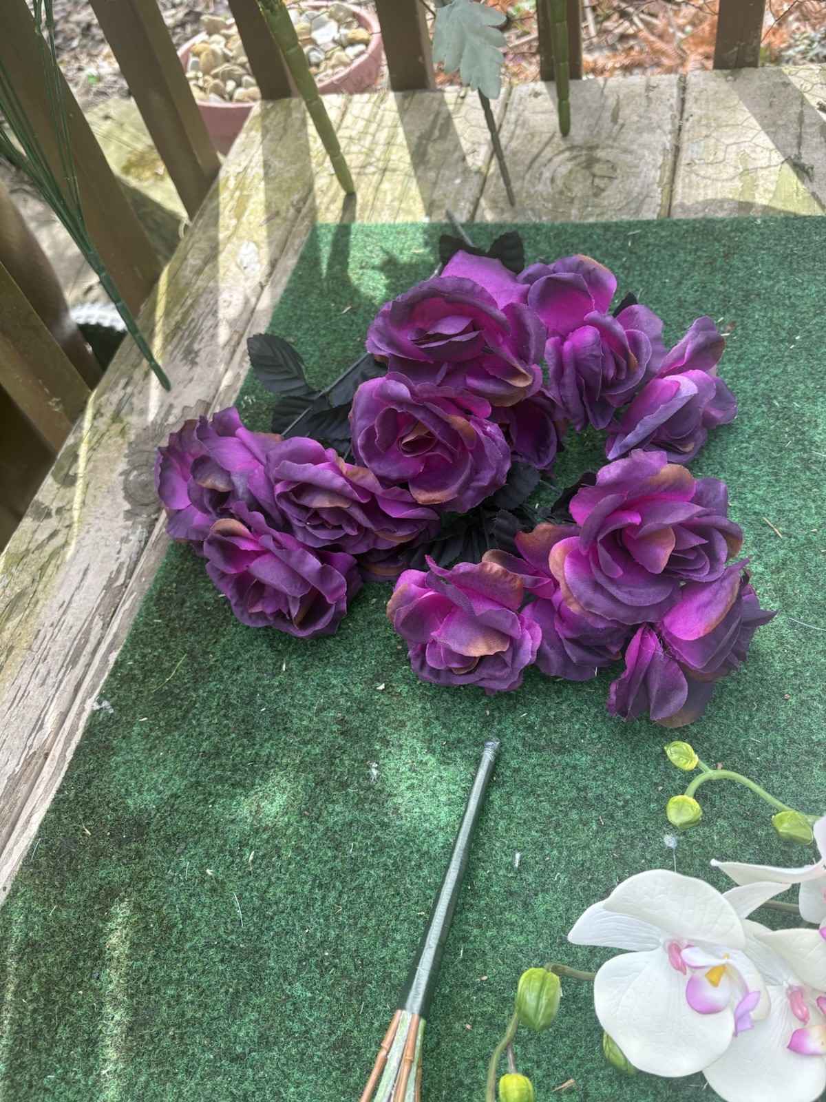 Mega Lot 500+ Artificial Silk Real Touch Assorted Flowers Bulk Weddings Crafts