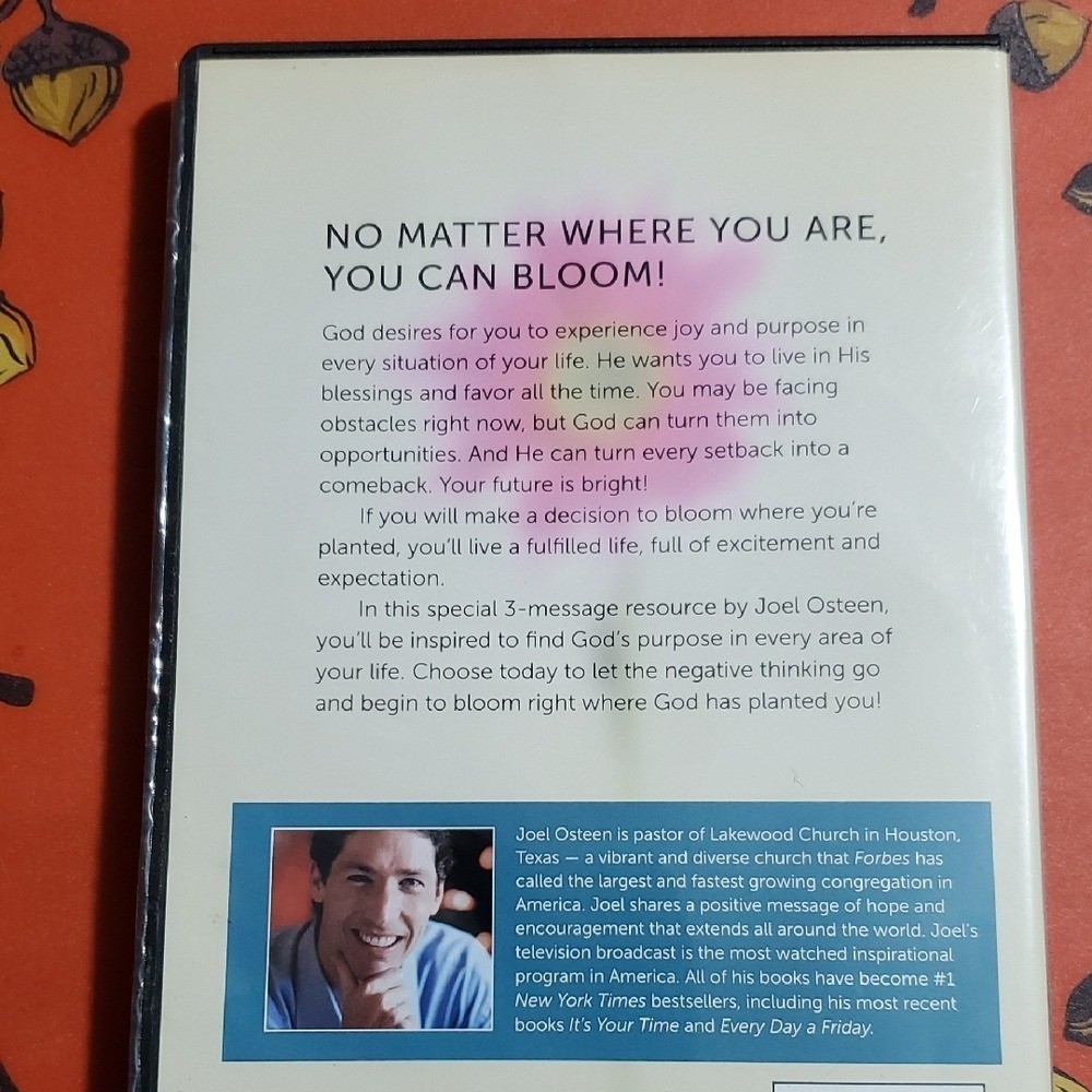 Bloom DVD by Joel Osteen