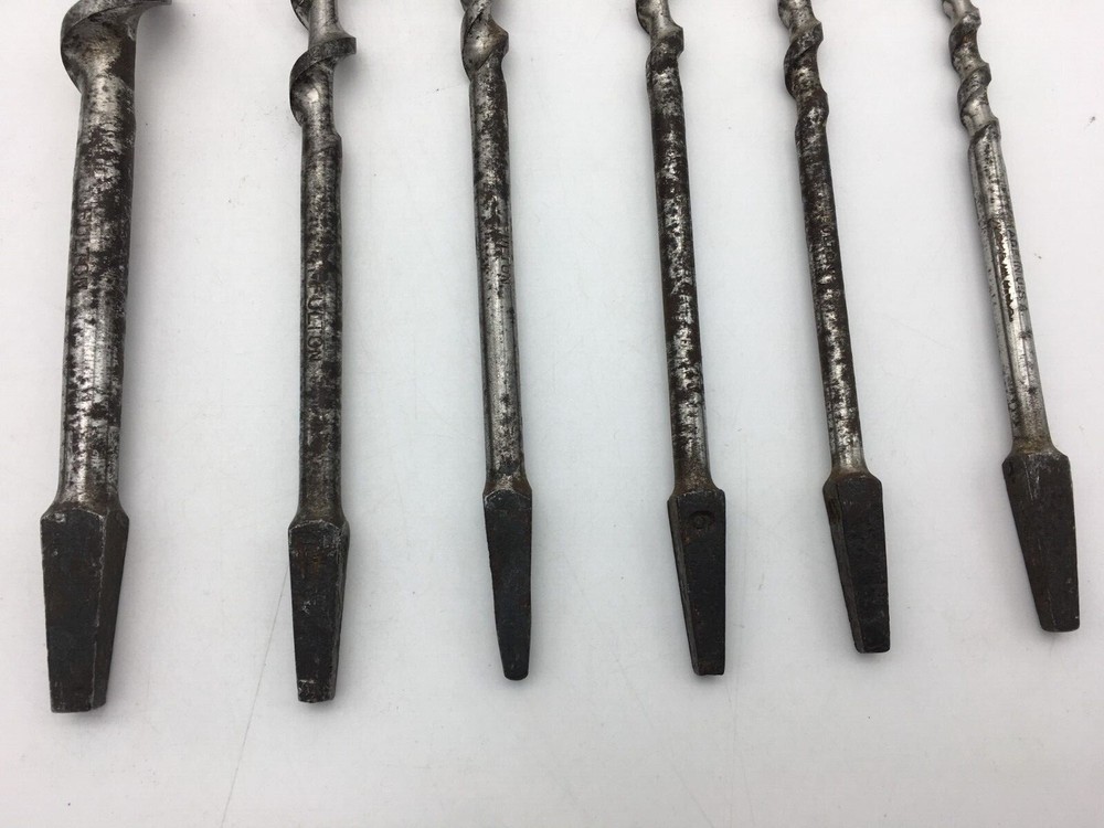 Fulton 6 Piece Auger Bit Set In Canvas Carrying Case