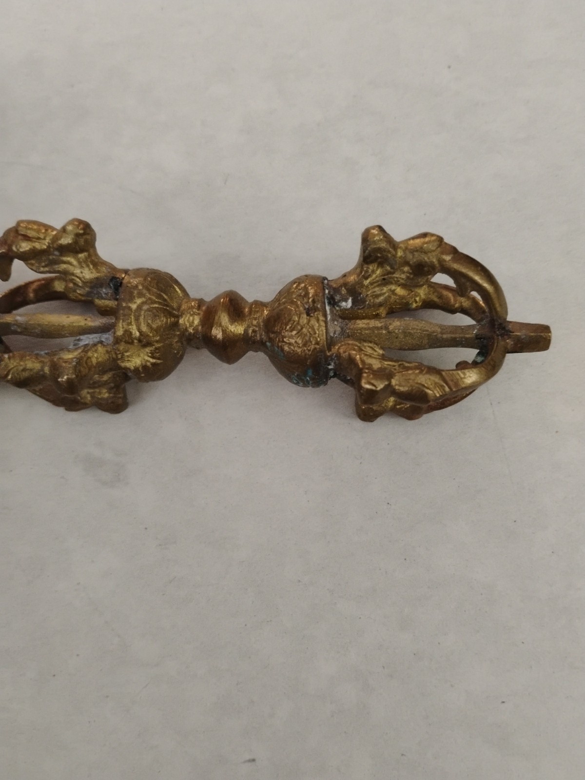 Antique Tibetan Bronze Dorje / Vajra c. 1890