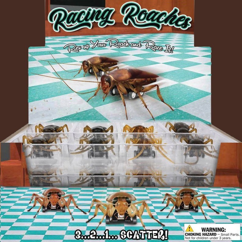 X2 Racing Roaches Toy Set