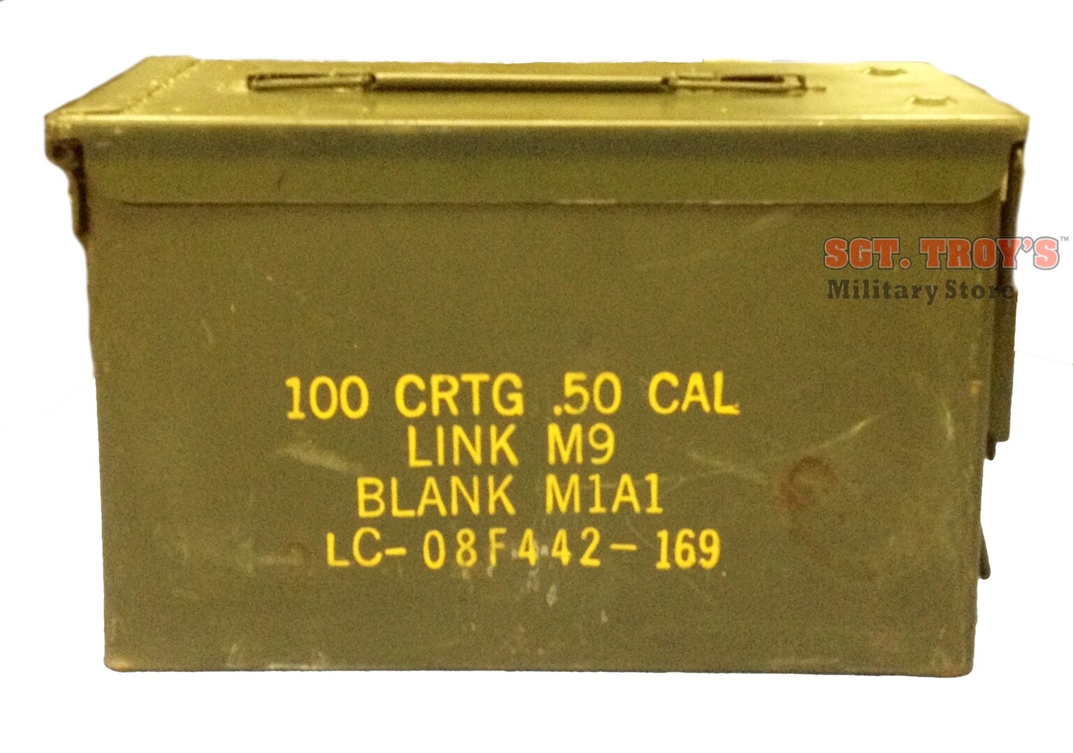 4 PACK Original .50 CALIBER 5.56mm AMMO CAN M2A1 50CAL METAL AMMO CAN BOX Empty