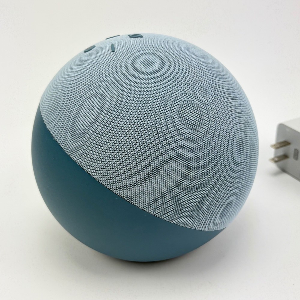 Amazon Echo 4th Gen Twilight Blue Smart Speaker with Liboer E4 Battery Base Lot
