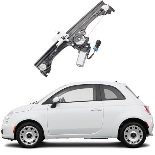 Front Left Window Regulator Assembly w/Motor Compatible with Fiat Driver Side