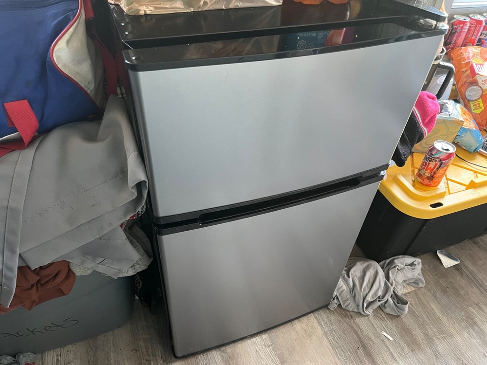 mini fridge with freezer 2 door used