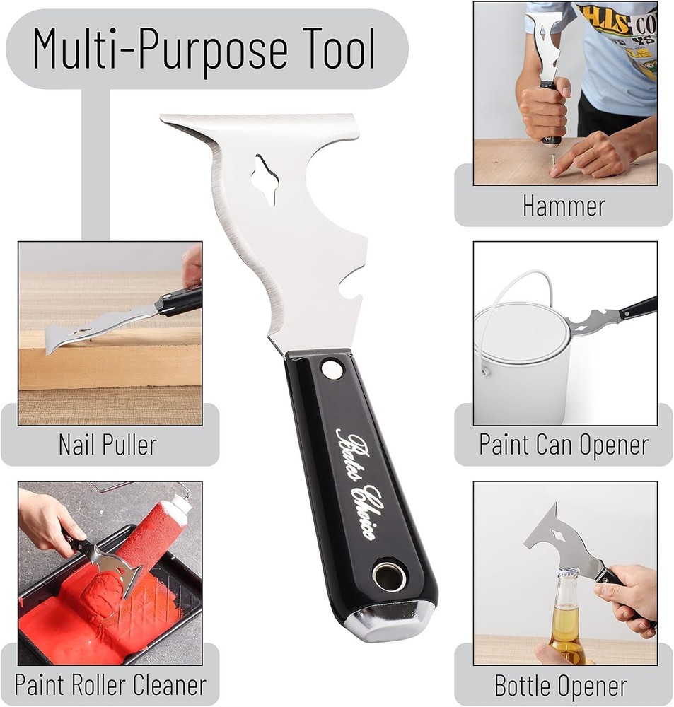 Complete Your Toolkit with Bates 10-in-1 Paint Scraper: Durable & Efficient
