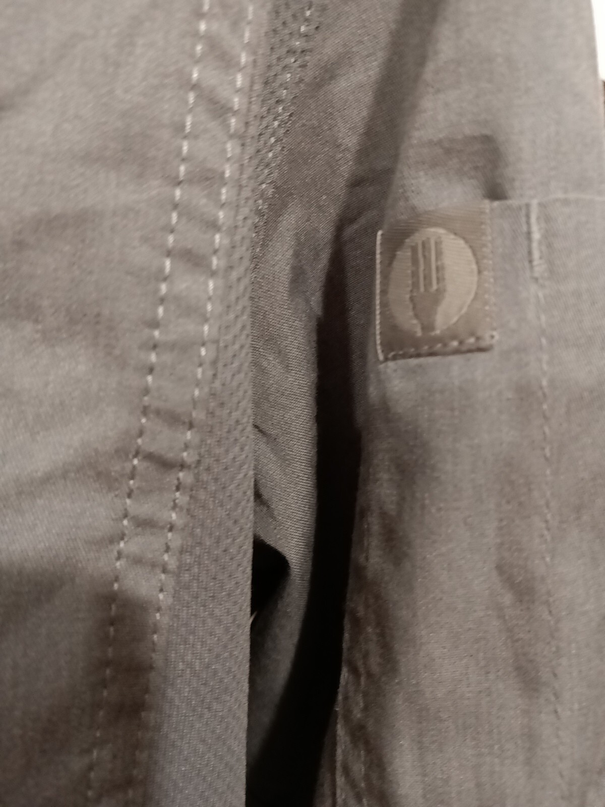 Chef Works Bistro Coat Chefs Jacket Unisex Gray Size Small