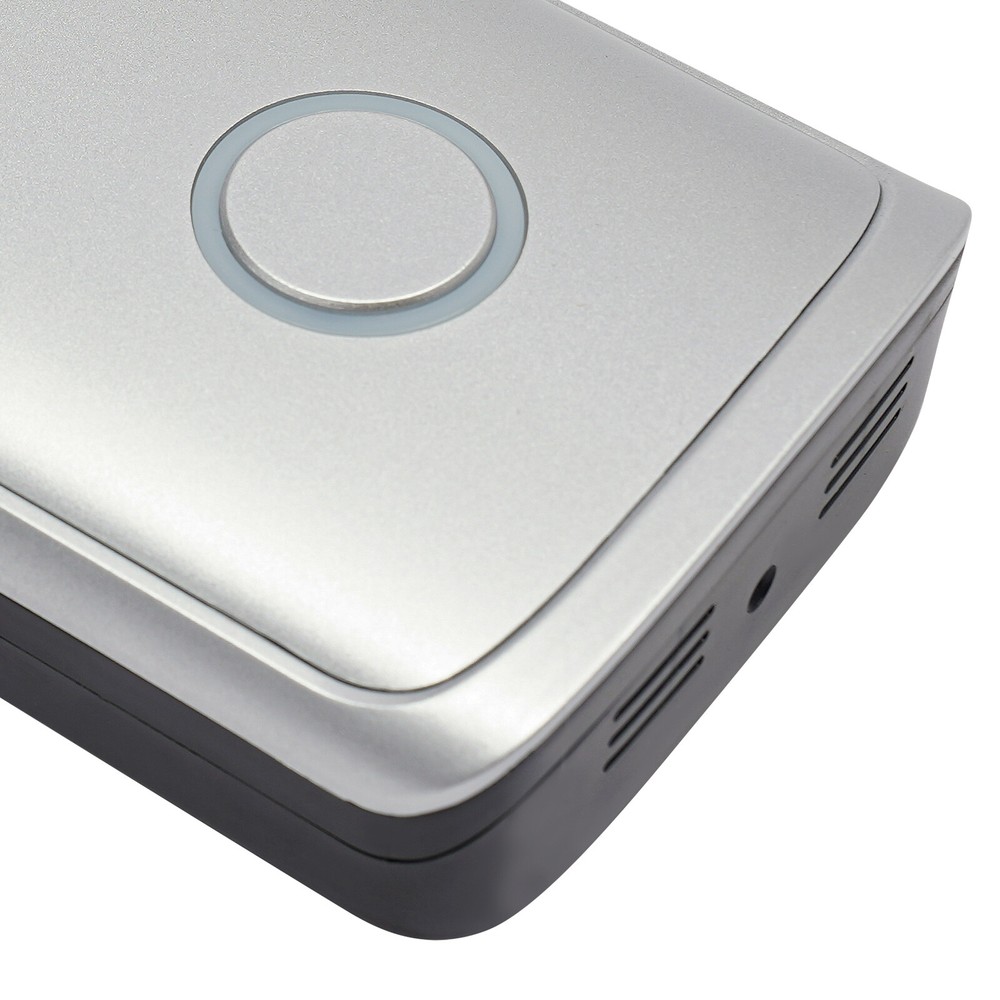 Wireless Security Smart WiFi Doorbell Intercom Video Camera Door Bell V5 Silver