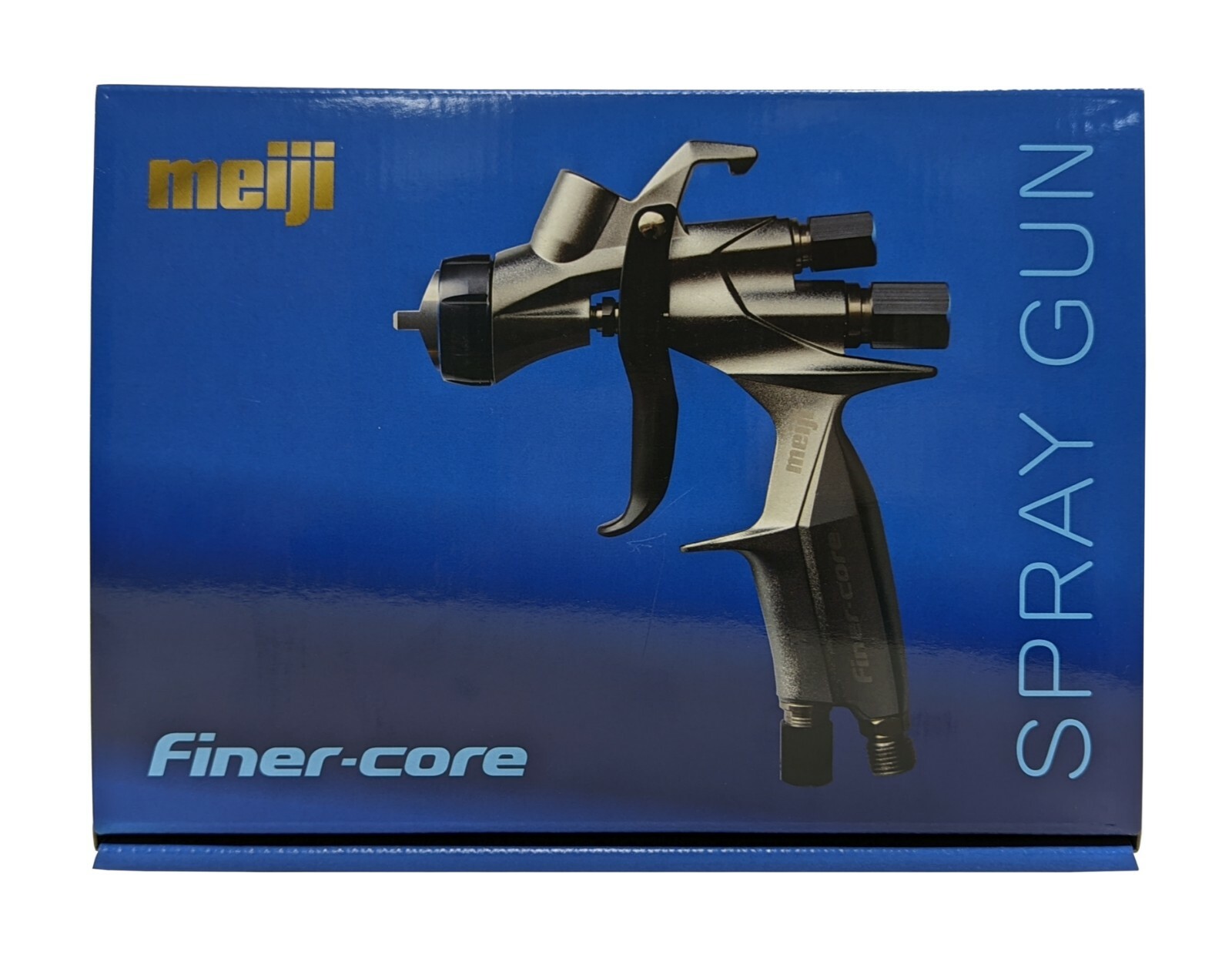Meiji FINER-CORE-13 1.3mm Center Cup Spray Gun without Cup Gravity feed Japan