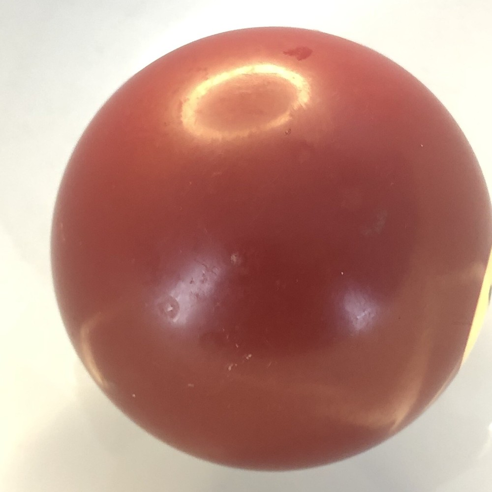 Used Individual Pool Ball Solid Maroon 7 Replacement Billiards 21/4"