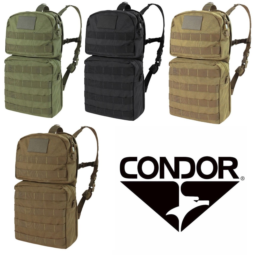 Condor Hydration Backpack w/ 2.5L Bladder w/ Removable Straps - HCB2
