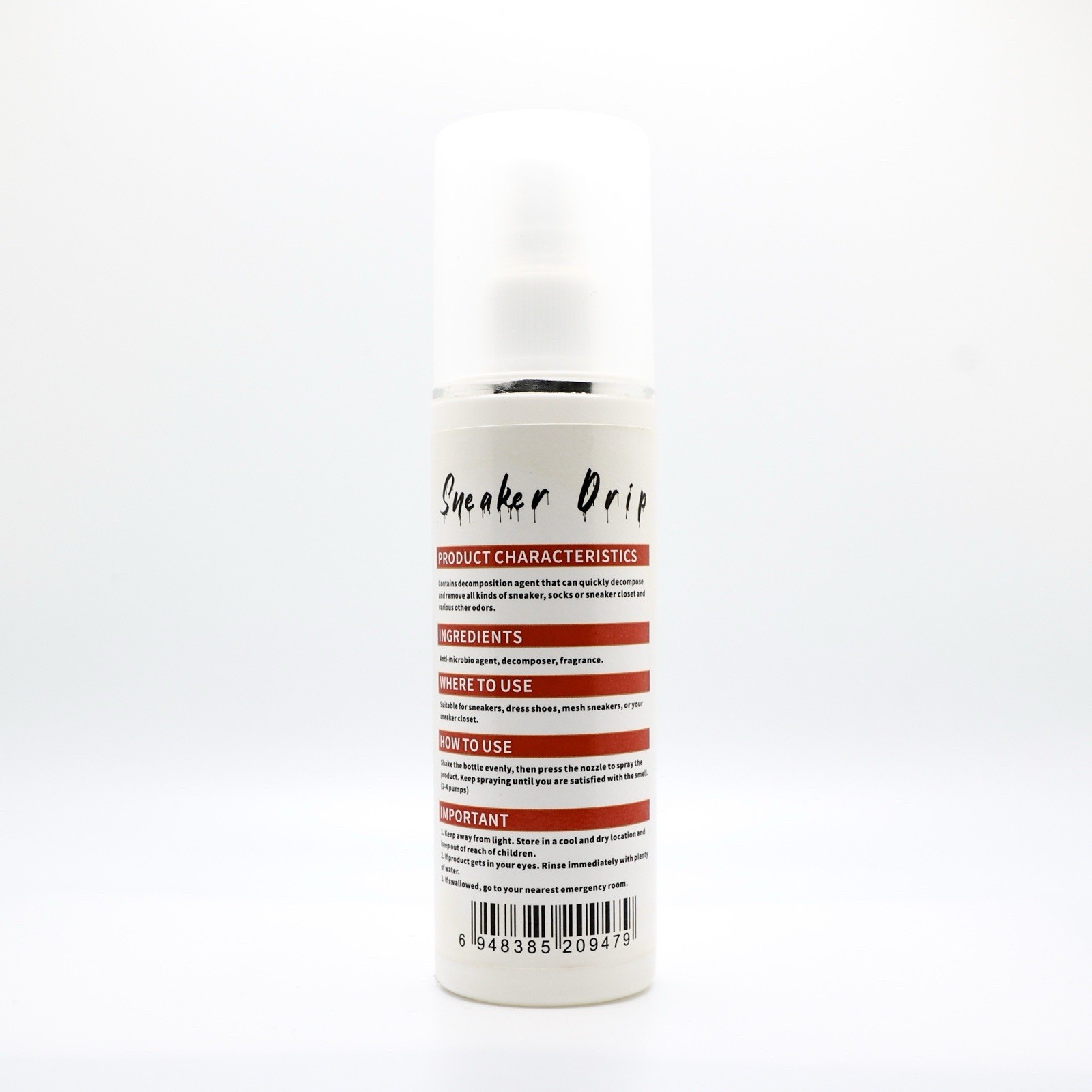 Shoe Deodorizer – Odor Eliminator Spray for Sneakers Boots
