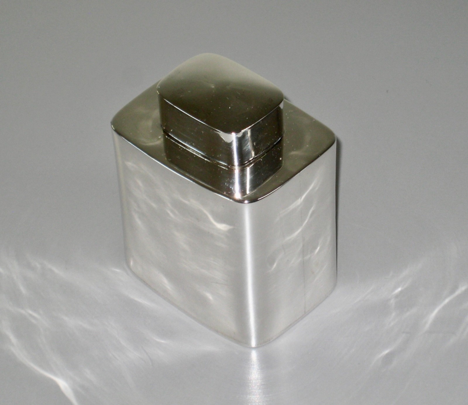 ENGLISH STERLING SILVER CHAS HOUGHAM VINTAGE TEA CADDY CONTAINER, 1811, 228 GR