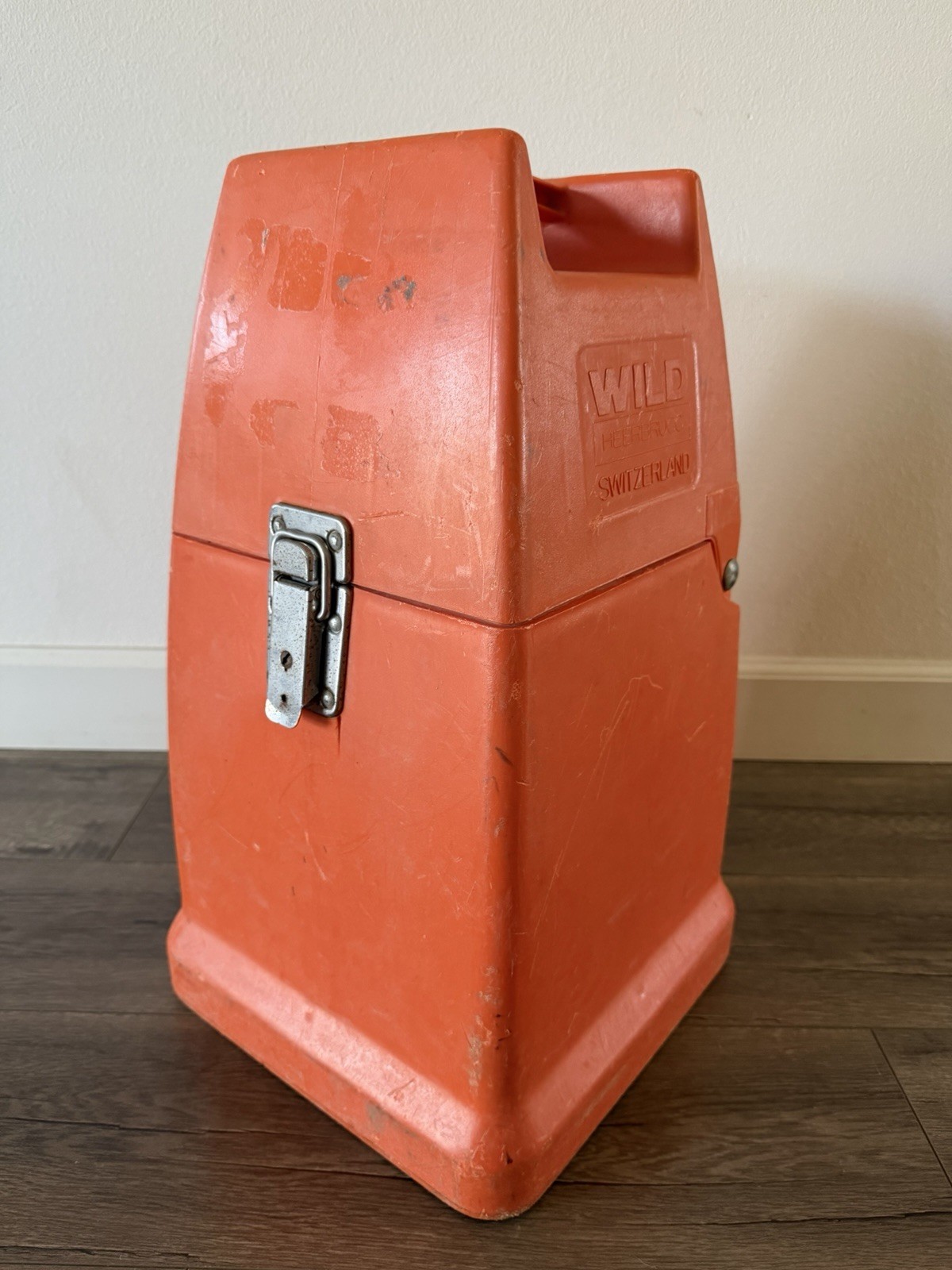 Wild Heerbrugg Precision Theodolite Bullet Shipping Case (CASE ONLY)