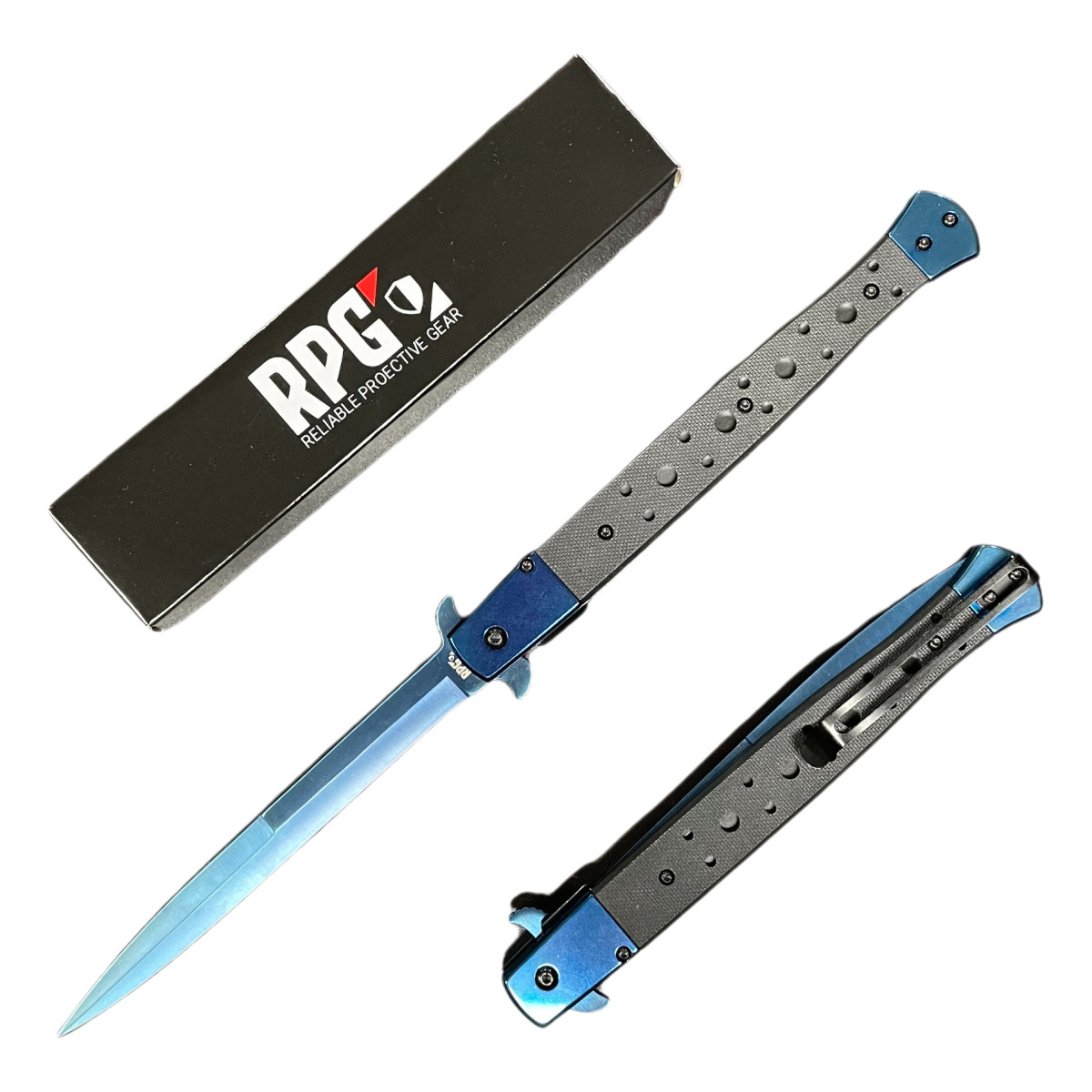 Godfather Folding Knife 3Cr13 Steel Blade Liner Lock Camping Hunting Fishing