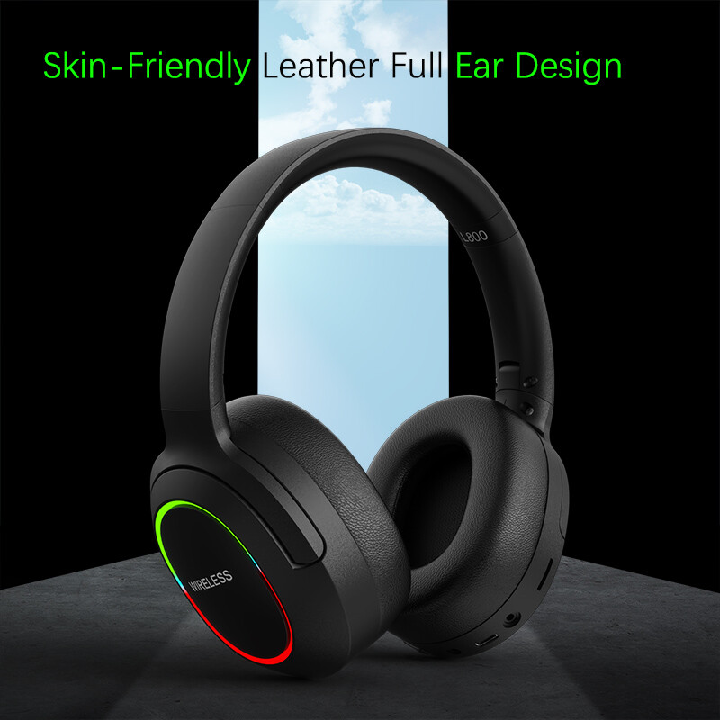 Wireless Bluetooth RGB Headset Mic For Universal iPad Tablet Computer PC Phones
