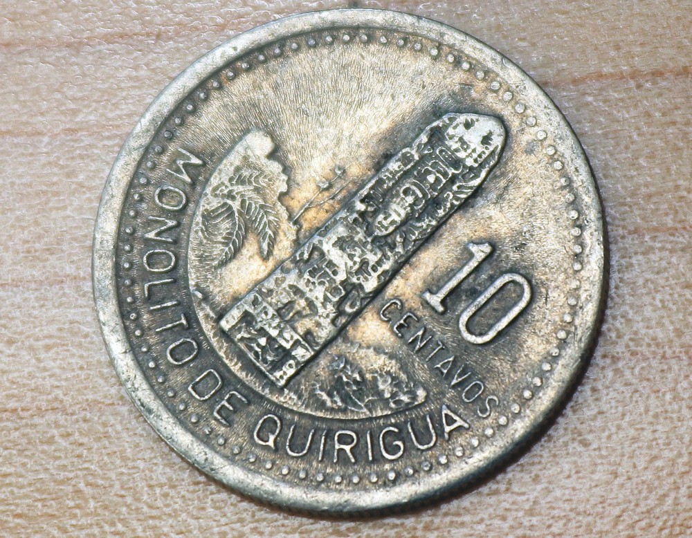 1995 Guatemala 10 Centavos