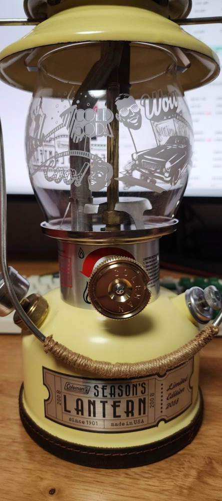 Coleman Lantern Brass Handwheel Knob