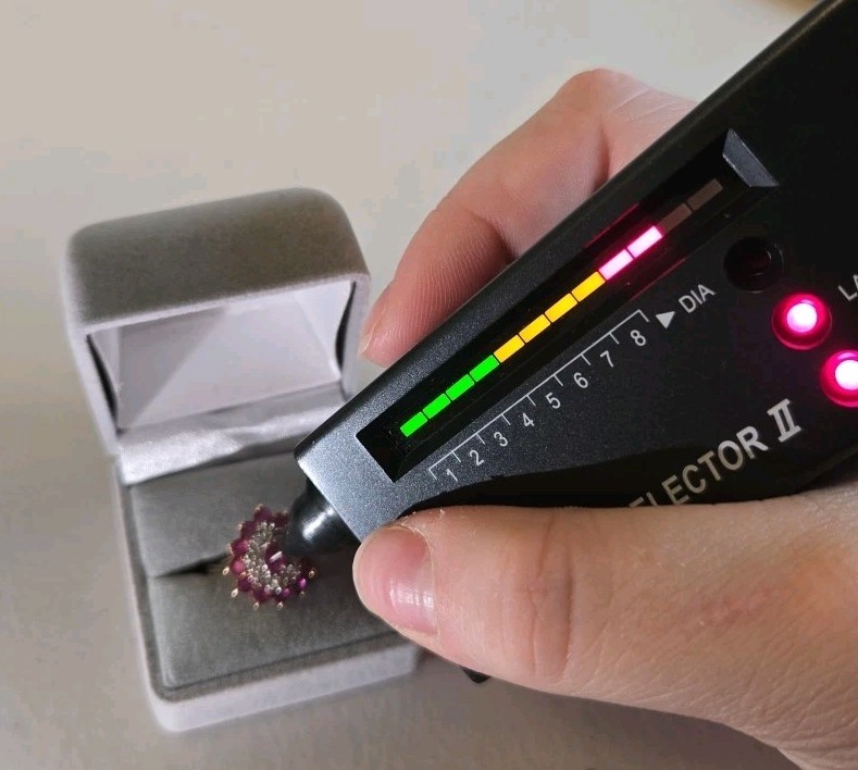 Tear Drop Pink 10k Gold Diamond Ring