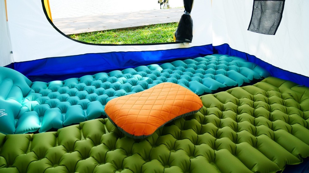 for Inflatable Camping Sleeping Pad Waterproof Sleeping Mat With Storage Bag
