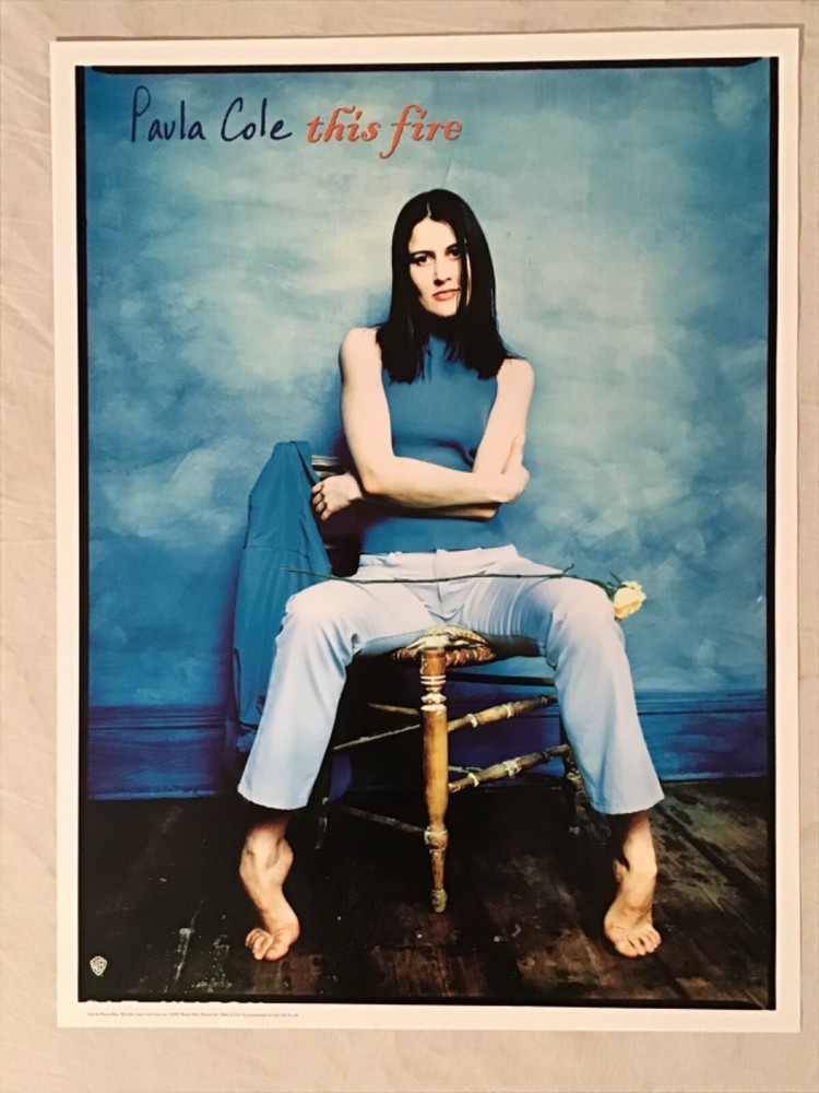 Paula Cole 1997 Promo Poster This Fire New Condition