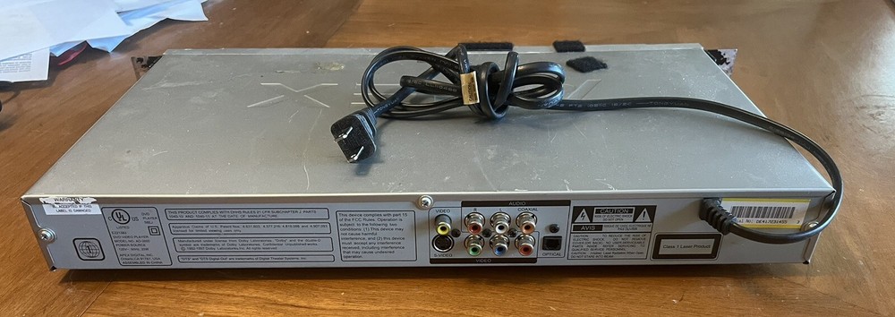 Apex AD-2600 DVD PLAYER WITH BRACKET MOUNTS