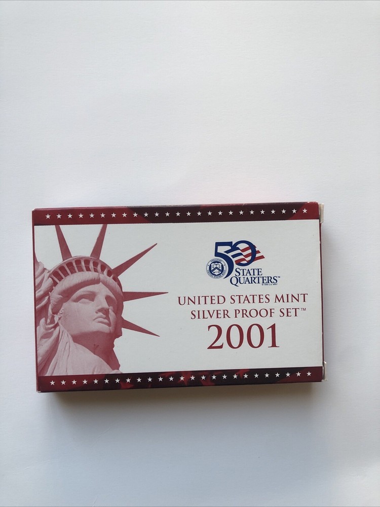 United States Mint Silver Proof Set 2001 State Quarters
