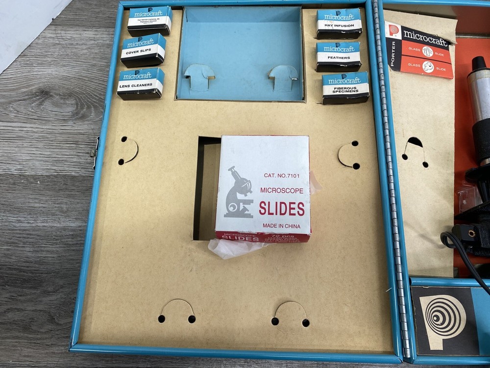 Vintage Porter Science Microcraft Microscope Lab No. 2105