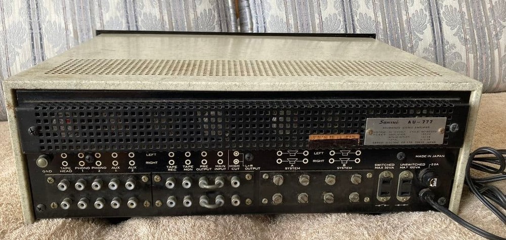 Sansui AU-777 Solid State Stereo Integrated Amplifier Tested Working