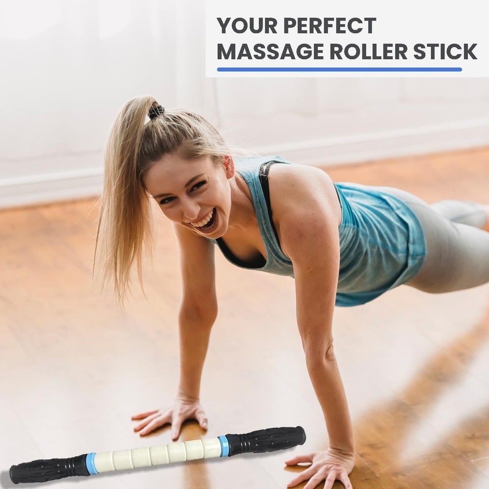 Muscle Roller Stick Ctwctr Massage Roller for Lymphatic Drainage, Cellulite M...