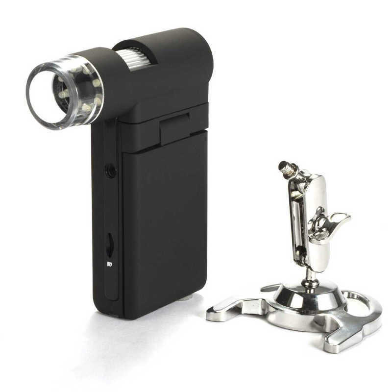 5MP HD Digital Portable Microscope Foldable Camera with 3" LCD Screen 8 LED