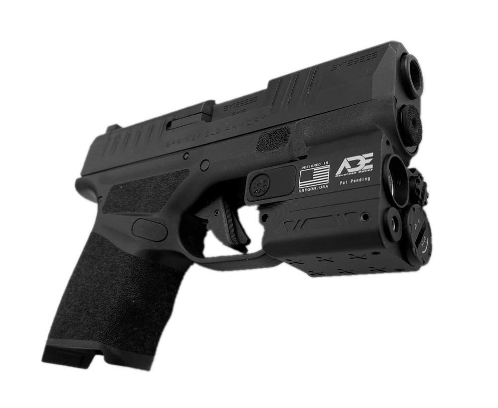 ADE Green Pistol Laser+Flashlight Sight for Springfield HELLCAT COMPACT Pistol