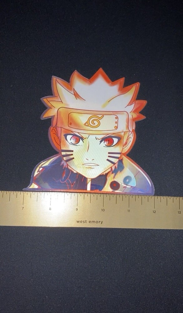 Naruto 3D Lenticular Anime Motion Car Sticker Decal Peeker